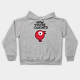 Now You're Clucked- Game Stop t-shirt Kids Hoodie